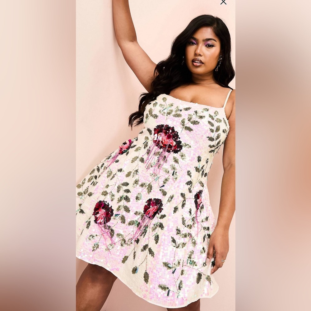 Sequin ASOS party dress